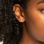 925 Silver Turquoise Mini Enamel Stud - Image 2