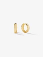 925 Silver Wide Hoop Earrings - Image 6