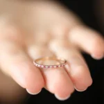 925 Silver Ruby and Diamond Alternating Eternity Ring - Image 7