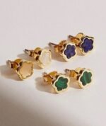 925 Silver Tiny Floral Studs