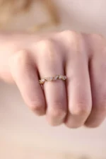 925 Silver Marquise Diamond Ring - Image 2