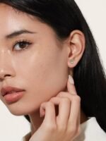 925 Silver Tiny Stud Earring - Image 3