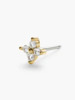 925 Silver Boa Diamond Studs - Image 5