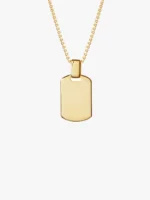 925 Silver Medium Tag Necklace - Image 5