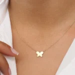 925 Silver Butterfly Necklace - Image 2
