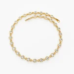 925 Silver Diamond Tennis Bracelet - Image 4