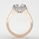 925 Silver 4.00Ct Round Cut Diamond Engagement Ring - Image 4