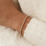 925 Silver Baguette & Round Diamond Tennis Bracelet - Image 5