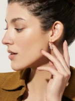 925 Silver Devin Snake Earrings - Image 2