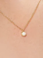 925 Silver Opal Necklace