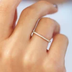 925 Silver Full Eternity Petite Diamond Ring - Image 2