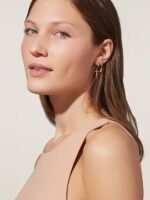 925 Silver Mismatched Hoop Earrings - Image 4