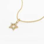 925 Silver Star Diamond Layering Necklace - Image 4