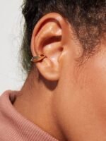 925 Silver Simple Cuff Earrings - Image 2