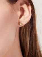 925 Silver Knot Stud Earrings - Image 2
