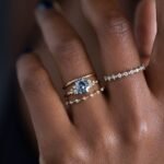 925 Silver Stacking Diamond Ring - Image 6