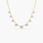 925 Silver Diamond Graduating Necklace - Image 3