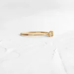 925 Sterling Silver Petite Diamond Tempo Ring - Image 6