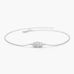 925 Silver Art Deco Chain Bracelet - Image 4