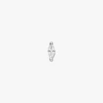 925 Silver Marquise Stud - Image 3