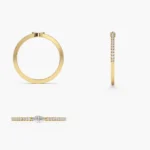 925 Silver Stackable Diamond Ring