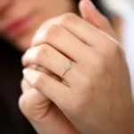 925 Silver Simple Diamond Ring - Image 4