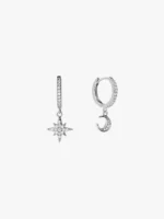 925 Silver Celeste Drop Earrings