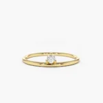 925 Silver Single Floating Diamond Ring - Image 5
