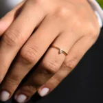 925 Silver Single Floating Diamond Ring - Image 4