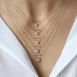 925 Silver Diamond Solitaire Necklace - Image 5