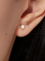925 Silver Opal Stud Earring - Image 2