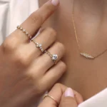 925 Sterling Silver Diamond Trellis in Giverny Ring - Image 2