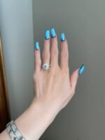 925 Silver 5Ct Round Cut Diamond Engagement Ring - Image 4