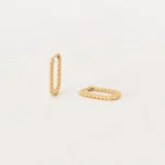 925 Silver Indiana Beaded Hoop Earrings - Image 6