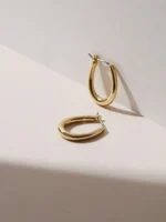 925 Silver Delaney Hoop Earrings - Image 5