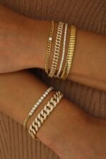 925 Silver Diamond Tennis Bracelet - Image 2