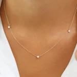 925 Silver Diamond Necklace - Image 2