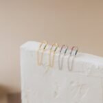 925 Silver Rainbow Chain Earrings - Image 4