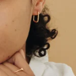 925 Silver Indiana Beaded Hoop Earrings - Image 7