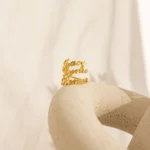 925 Silver Custom Three Name Ring