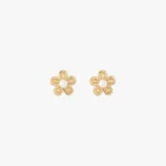 925 Silver Pearl Daisy Stud