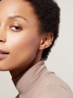 925 Silver Twisted Cuff Earrings - Image 3