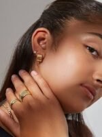 925 Silver Wide Hoop Earrings - Image 6