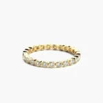 925 Silver Round Cut Diamond Eternity Ring - Image 5