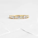 925 Silver Diamond Constancy Band