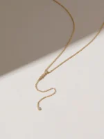 925 Silver Bec Diamond Necklace