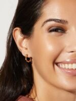 925 Silver Bubble Hoop Earrings - Image 2