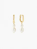 925 Silver Rox Double Pearl Earrings - Image 6