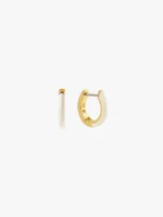 925 Silver Enamel Glow Hoops
