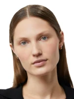 925 Silver 2 Row Hoops - Image 3